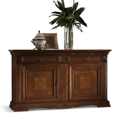 Hoogwaardige klassieke massief houten dressoir dressoir kast hotel nieuw