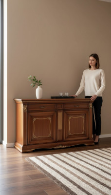 Dressoir Luxe Design Commode Sideboard Kast Massief Hout Italiaanse Meubels