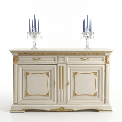 Ladenkast Kast Luxe Kast Plank Console Italië Meubels Massief hout Ladekasten Nieuw