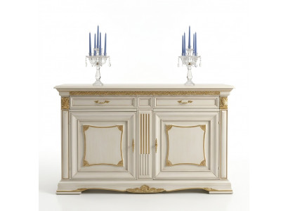 Ladenkast Kast Luxe Kast Plank Console Italië Meubels Massief hout Ladekasten Nieuw