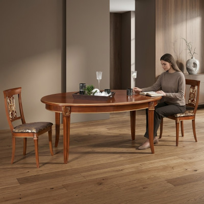Eettafel Tafel Hout Luxe Tafels Barok Rococo Eetkamer Antieke Stijl Italië Meubels