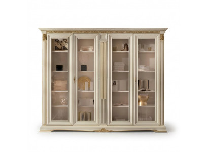 Vitrine kast Vitrines Woonkamer Etalagekasten Ontwerp Barok Rococo Massief hout