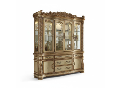 Luxury etalage vitrine Vitrine kast Glas Antieke stijl Barok Rococo