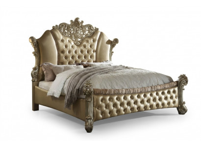 Klassiek bed Tweepersoonsbed 2x Nachtkastjes Hout Bedden Nieuw 3-delig Set