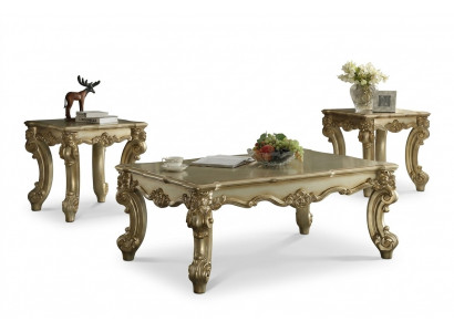 Edele design salontafel bijzettafel bank woonkamertafel barok