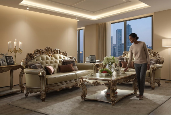 Klassieke driezitsbank Chesterfield bank Beklede banken Banken