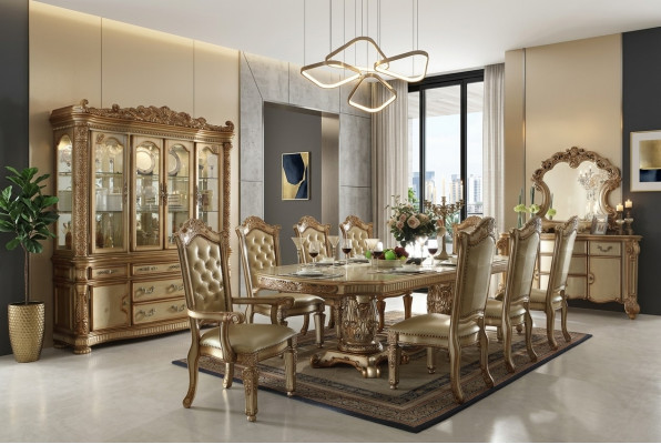 Koninklijke eettafel Tafel Houten Tafels Rococo Barok Eetkamer Antieke Stijl