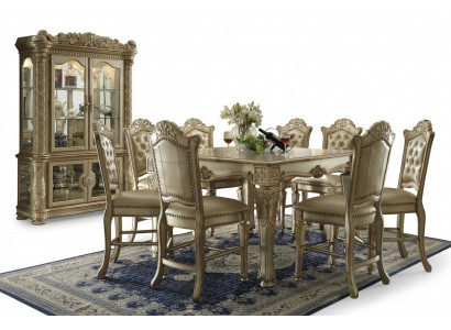 Edel vitrine Antieke stijl Barok Rococo kast Decoratieve etalage Woonkamer