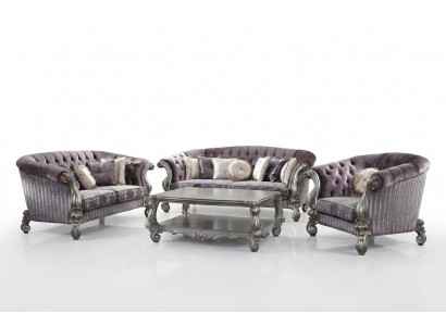 Sofa set 3+2+1 zits woonlandschap bank bank bekleding decoratie set