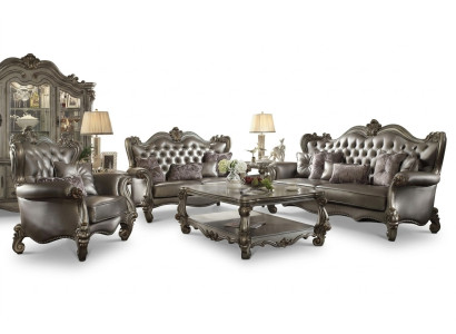 Luxe meubel zitbank bank sofa bekleding 3+2+1 zits salontafel Nieuw