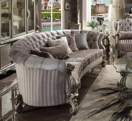Unieke set Chesterfield luxe meubels 4-delig. 2x ronde bank + 2x fauteuil.