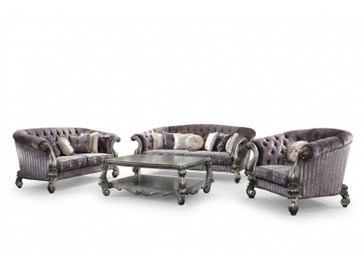 Wohnzimmer Garnitur Klassische Couch Garnitur Wohnlandschaft 5tlg.