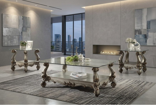 Edel ontwerp salontafel bijzettafel bank decoratie woonkamer tafel barok