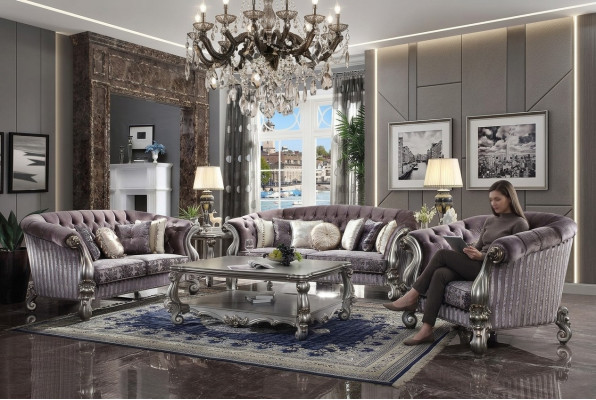 Driezitsbank bank bank stoffering lederen barok rococo