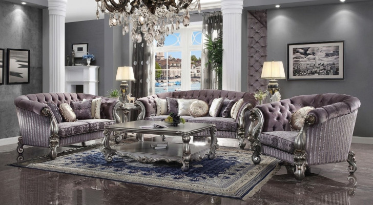 Driezitsbank bank bank stoffering lederen barok rococo