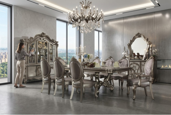 Eettafel & 8x stoelen Eetkamerset Eetgroep Garnituur Tafel Stoel Tafels