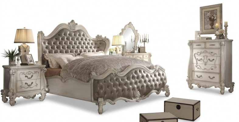 Slaapkamer 3-delige set Bed 2x Nachtkastje Console Dubbele Bedden Hotel