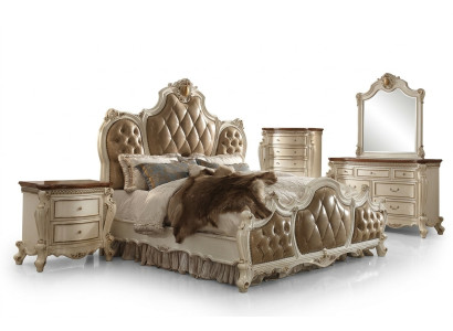 Bed Bekleding Ontwerp Luxe Tweepersoons Hotelbedden Huwelijksslaapkamer