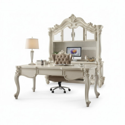 Kantoorset Inrichting Bureau Tafel + Directiestoel Stoel Barok Rococo