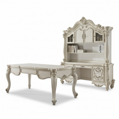 Kantoor bureau + stoel tafel houten tafel stoel 3-delige set computertafel