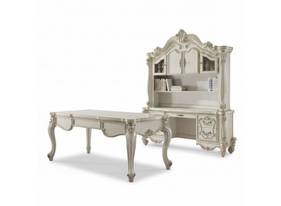Kantoor bureau + stoel tafel houten tafel stoel 3-delige set computertafel