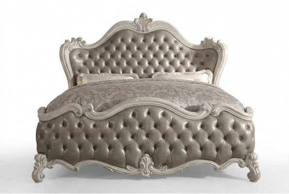 Ontwerper bed slaapkamer bedden lederen hotel gestoffeerde Chesterfield nieuw.
