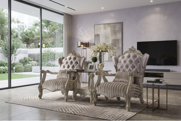 Klassieke fauteuil Televisiebank 1-zits bank Designer textiel bekleding
