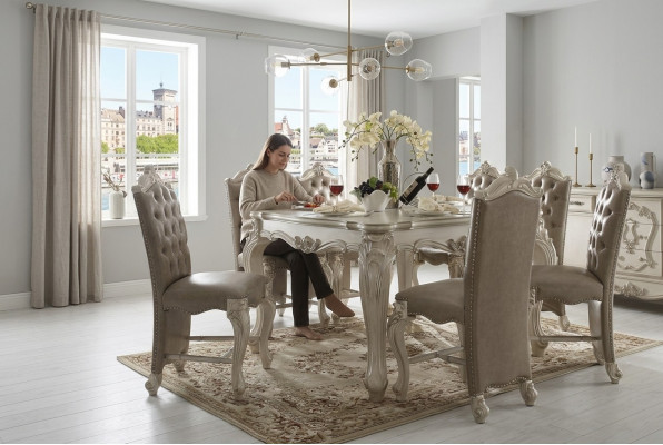 Koninklijke eetkamerset Rechthoekige eettafel met x8 stoelen Barok Rococo meubels