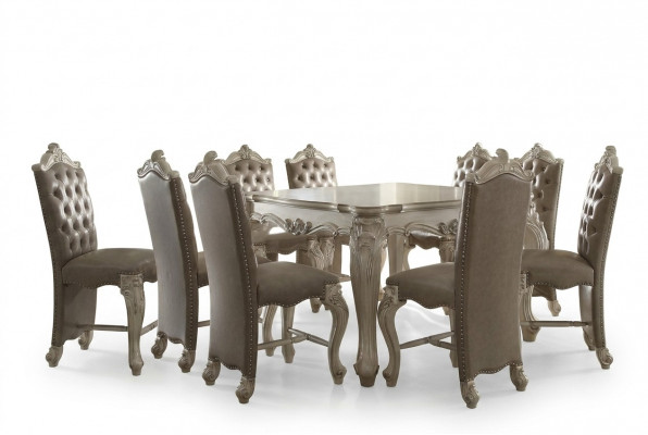 Koninklijke eetkamerset Rechthoekige eettafel met x8 stoelen Barok Rococo meubels