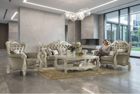 Sofaset 3+2 zits Set Design Bank Bekleding Decor Banken Bank Luxe