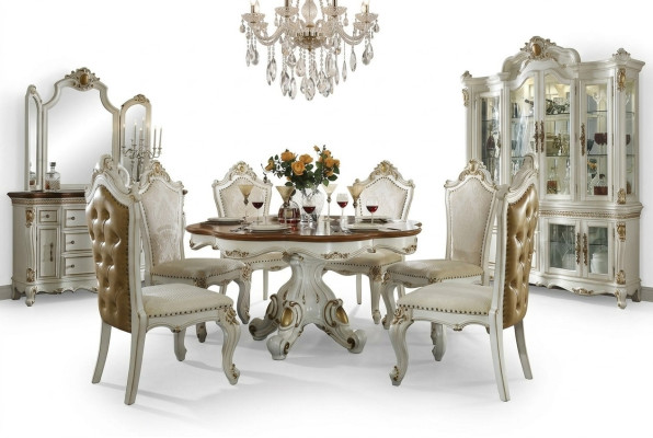 Ontwerp houten tafel Ronde eettafel Ronde eettafels Luxe klasse