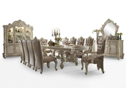 Hoogwaardige meubels Eettafel Tafel xxl Villa Tafels 305cm xxl Hout Barok