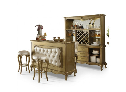Bar Theke Bar Tisch Houten Bar Tafels Toonbank Luxe Klasse Barok Handgemaakt Nieuw