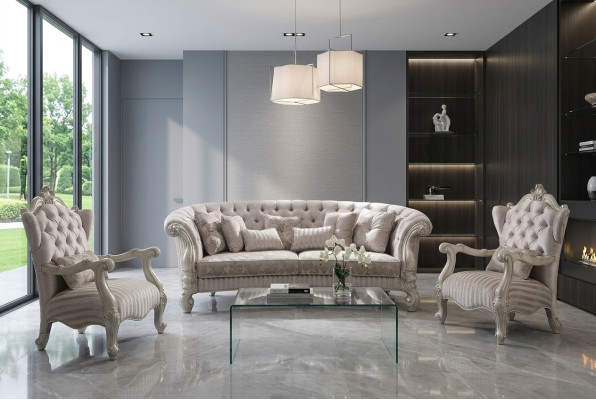 Chesterfield Bank 4-zits bank Bekleding Luxe Klassieke Stoffen Sofa's Barok