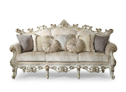 Luxe bankstel ontwerp bank gestoffeerd klassiek meubel driezitter driezitter