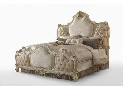 Bed Luxe Gestoffeerd Ontwerp Tweepersoonsbedden Huwelijks Hotel Slaapkamer Textiel