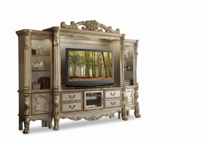 TV wand houten stijl barok plank woonkamer meubels kast nieuw klassiek