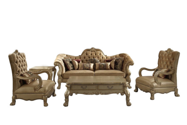 Luxe meubelbankstel bank bank stoffering 3+1+1 zitter met salontafel