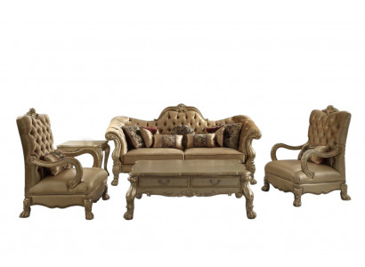 Luxe meubelbankstel bank bank stoffering 3+1+1 zitter met salontafel