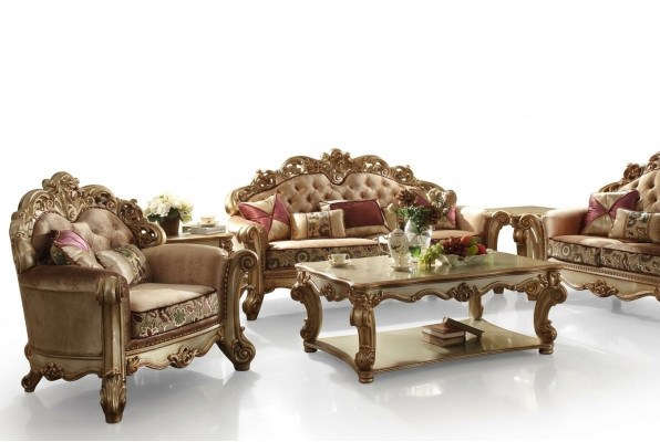 Sofa set van 3+2+1 zits Ontwerpbank Beklede Banken Bank Luxe