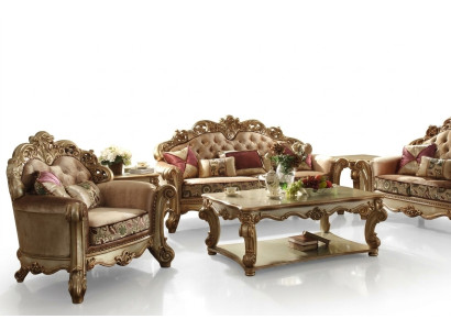 Sofa set van 3+2+1 zits Ontwerpbank Beklede Banken Bank Luxe