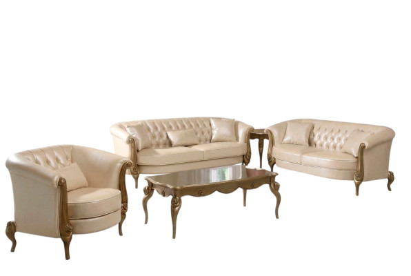 Luxe meubels bankstel bank bankstel 3+2+1 zits met salontafel banken