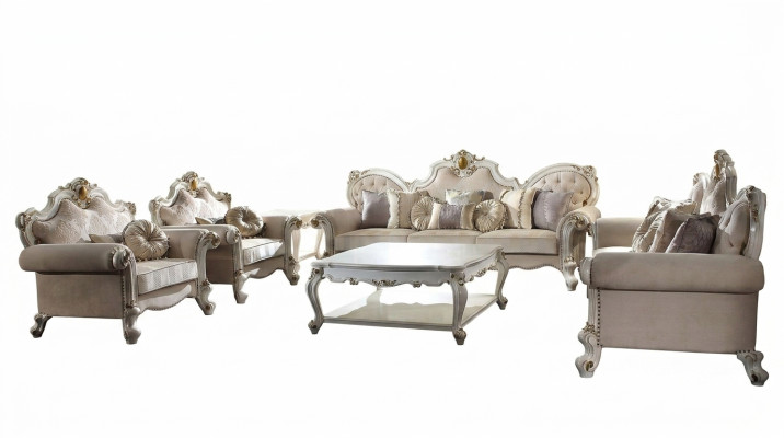 Luxe bankstel 3+2+1+1 zits set design bank bekleden bankstellen bank