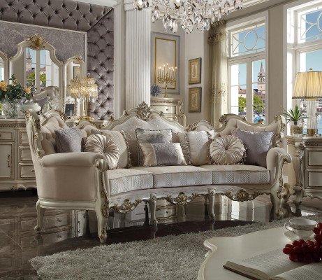 Sofagarnitur 4tlg. Sofa Set Design Couchen Polster Couch Barock Rokoko