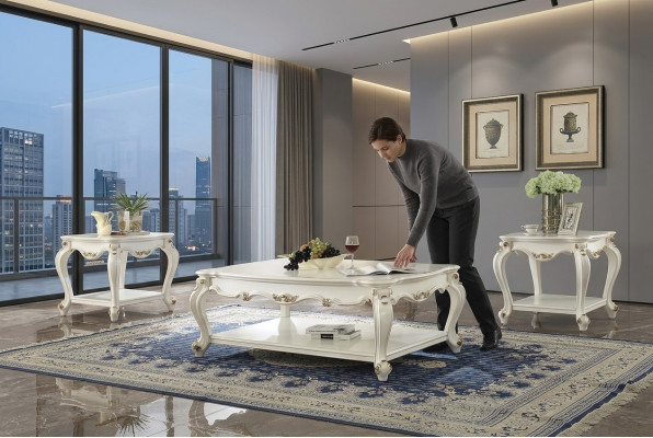 Decoratieve salontafel bijzettafel tafel ontwerper woonkamertafel