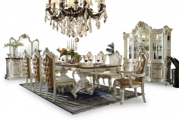Dressoir Luxe Etalagekast Vitrine Glas Antiek Stijl Barok Rococo