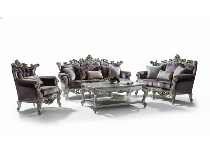 Sofaset 3+2 zits Klassieke woonkamerbank banken Barok
