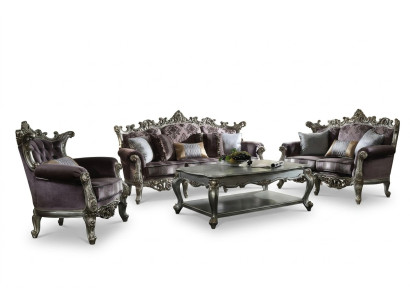 Luxe meubels Bank Bankstel Bank Bekleding 3+2+1 Zits met salontafel