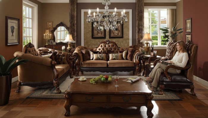 Luxe bankstel 3+1+1 zits set design sofa gestoffeerde banken bank.