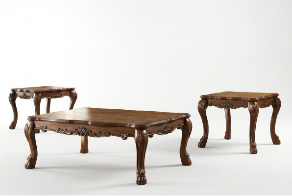 Klassieke tafel Salontafel Barok Bijzettafel Sofa Design Woonkamer